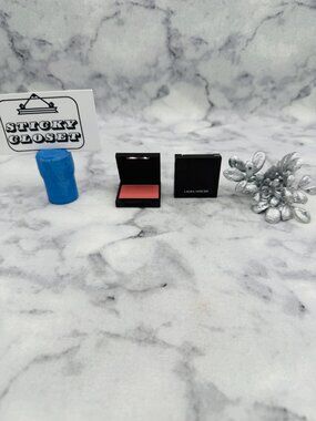 Laura Mercier Beauty Gift Set-Blush Infusion Powder Blush Rose,Travel-2pc-NEW